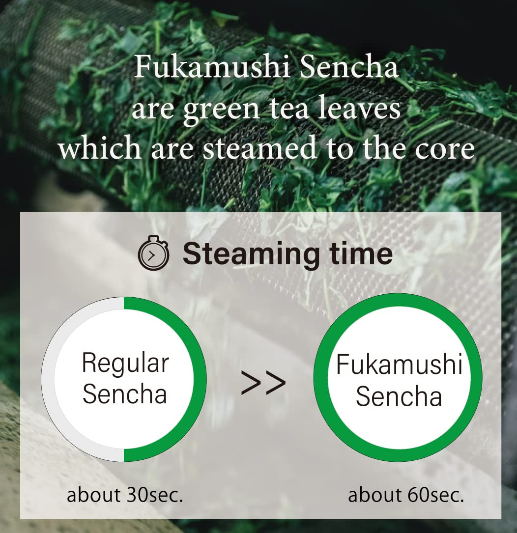 Fukamushi Sencha Green Tea 180G/ 6.3Oz Loose Leaf [Value Pack] from Kakegawa Shi