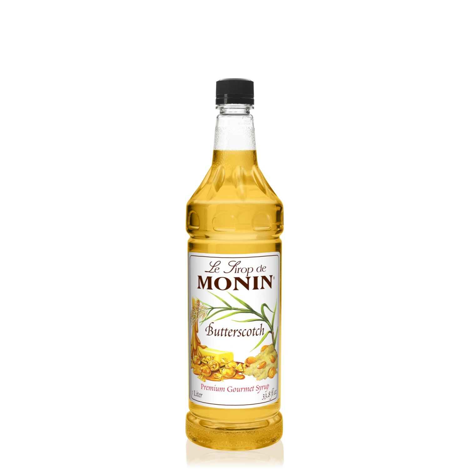 Monin Butterscotch Syrup – Bottle (1L), H-Butterscotch, 1.0L