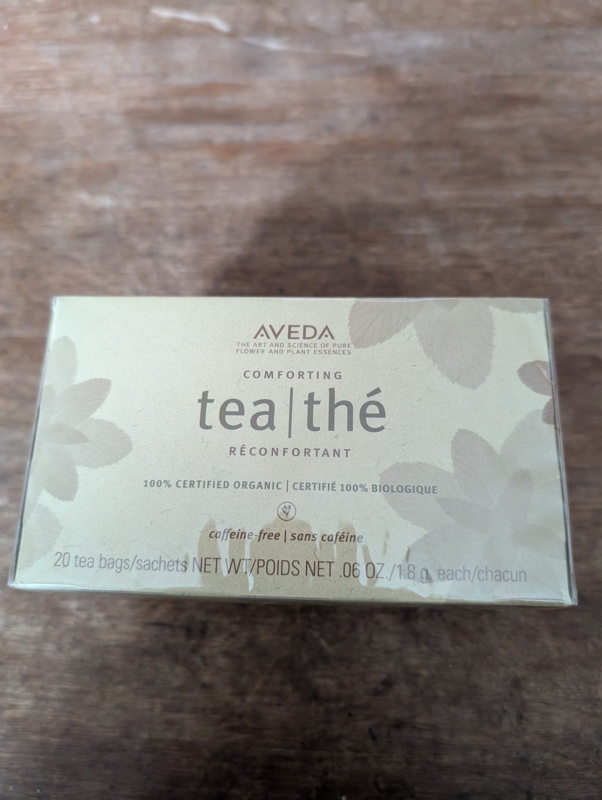 Aveda Comforting Tea Bags 20 Count NEW SEALED BOX Best By 12/2028