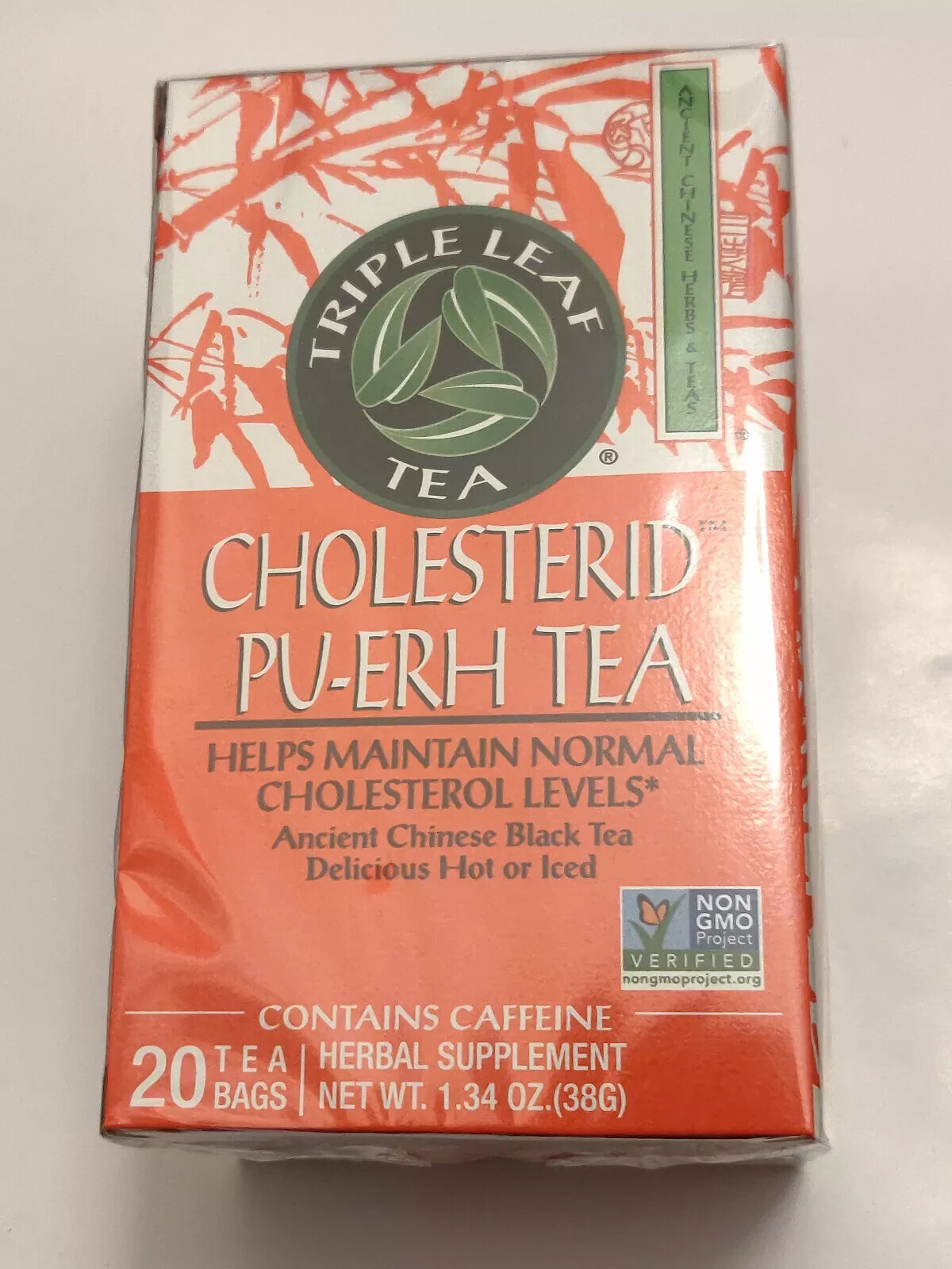 Triple Leaf Cholesterid Pu-Erh Tea 20 Bags –1 Box