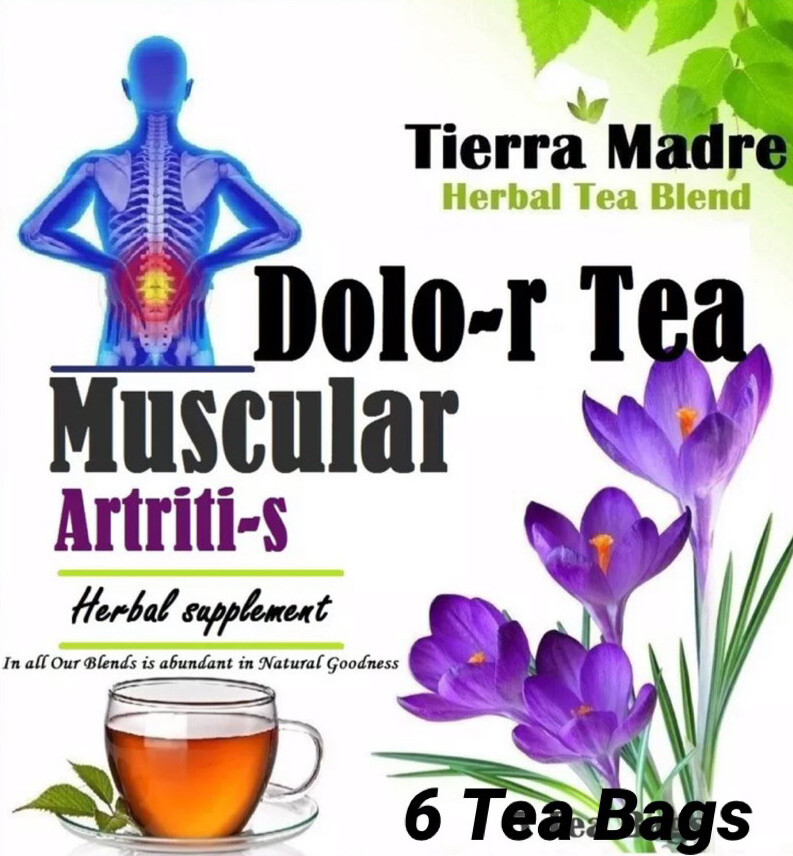 Tierra Madre,Dolor Tea,Muscular Artriti-s,Herbal Supplement (18 tea bags)