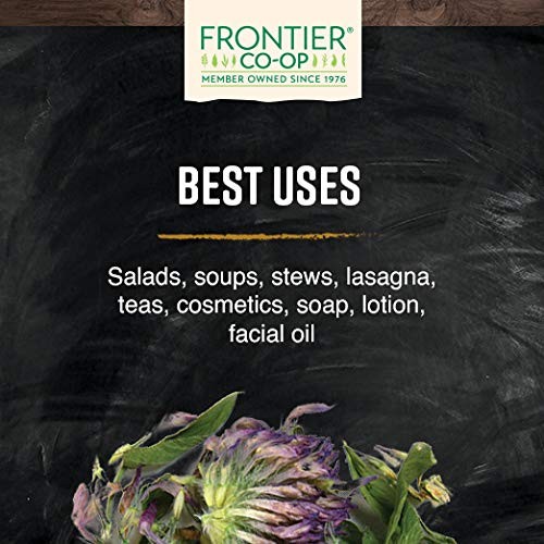 Frontier Co-op Organic Whole Red Clover Blossoms, 0.71oz – Fragrant, 0.71 oz