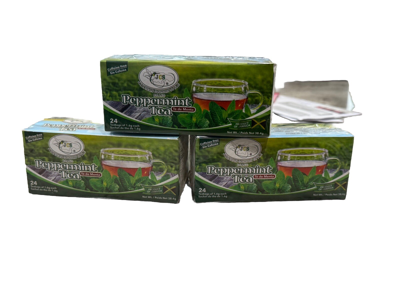 Peppermint tea JCS 2 boxes /48 Bags Jamaica 🇯🇲