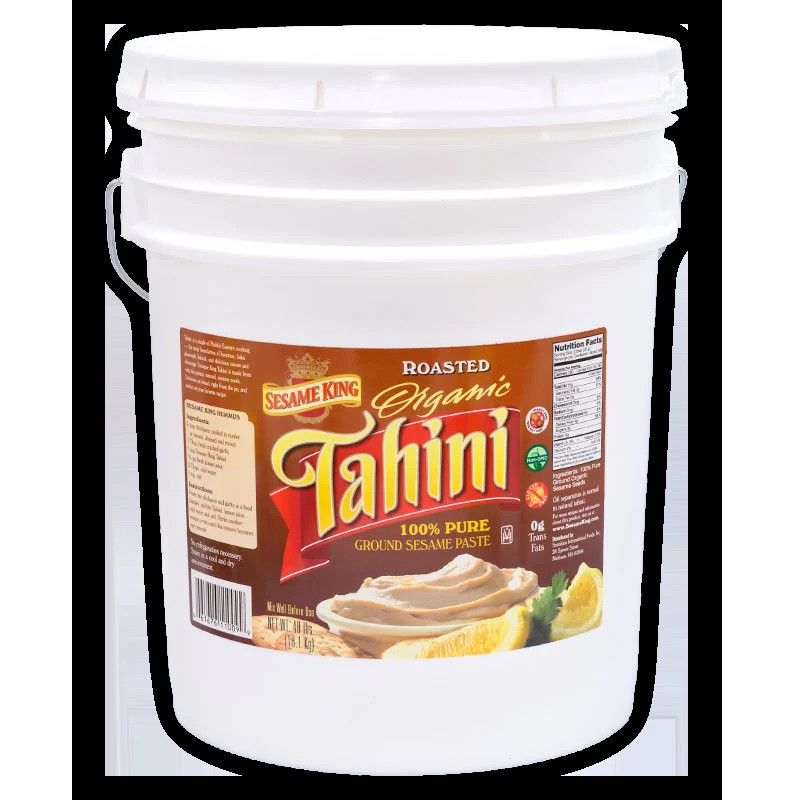 TAHINI ORGANIC sesame paste 100% natural for hummus tahini sauce Bulk TAHINI