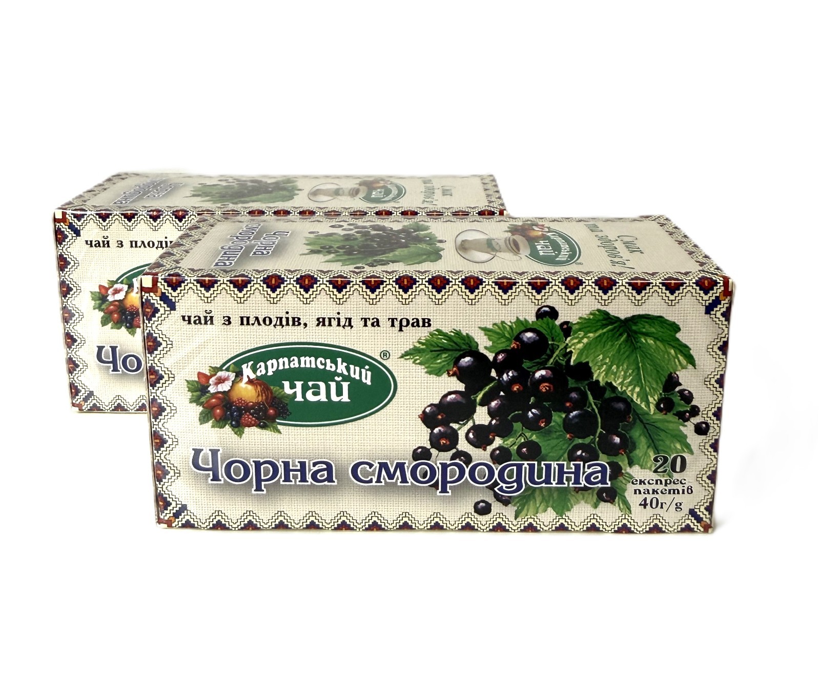 Carpathian Tea Blackcurrant – 2×20 Bags Ukraine