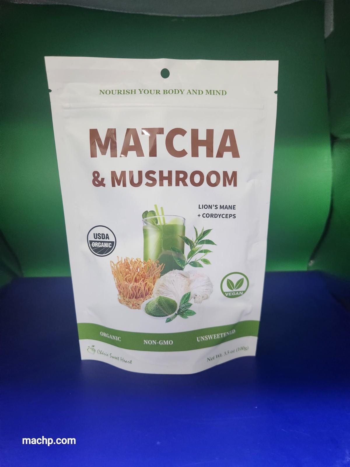 cherie sweet heart matcha & mushroom