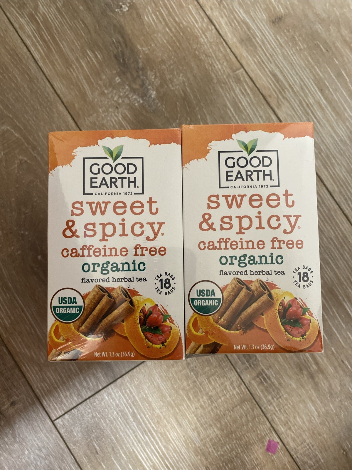 Good Earth Sweet & Spicy Organic Caffeine Free 4-Pack