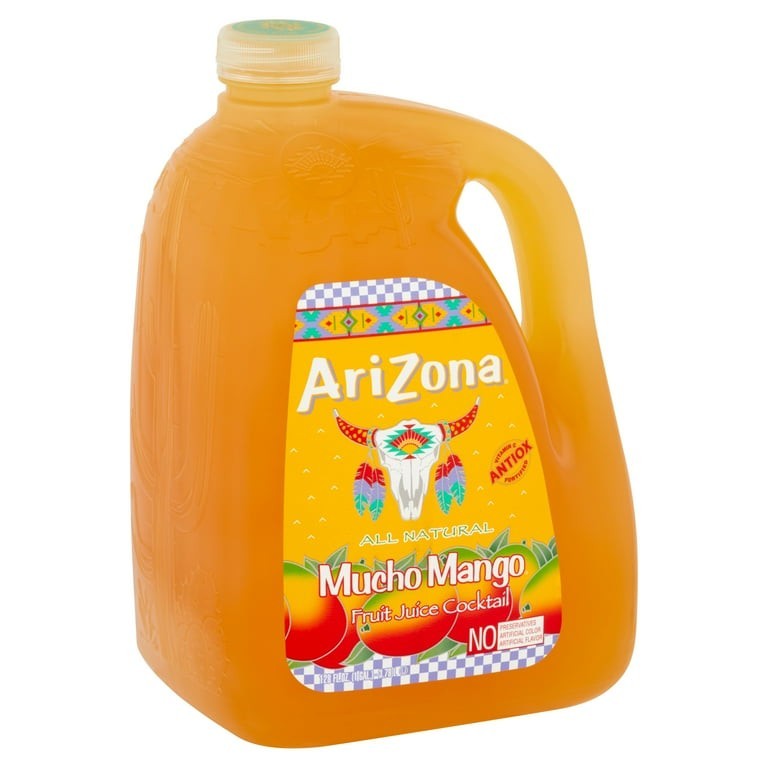 (2 pack) Arizona Mucho Mango Juice Cocktail, 128 Fl. Oz.
