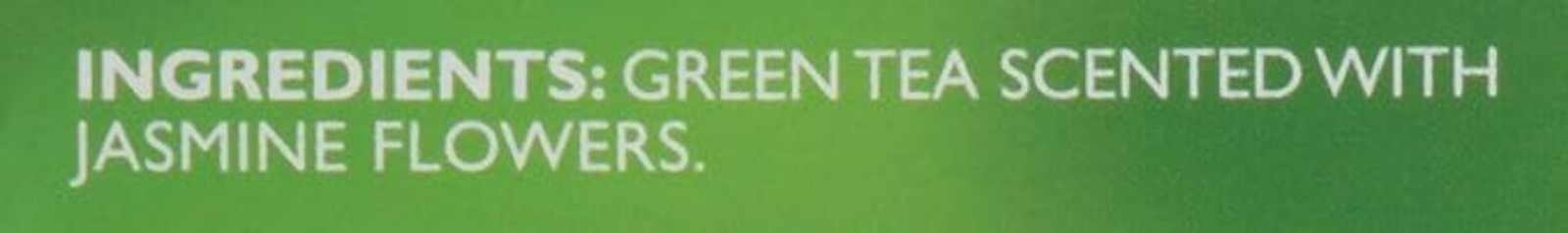 Green Tea with Jasmine – 20 Individually Wrapped Bags for Relaxation