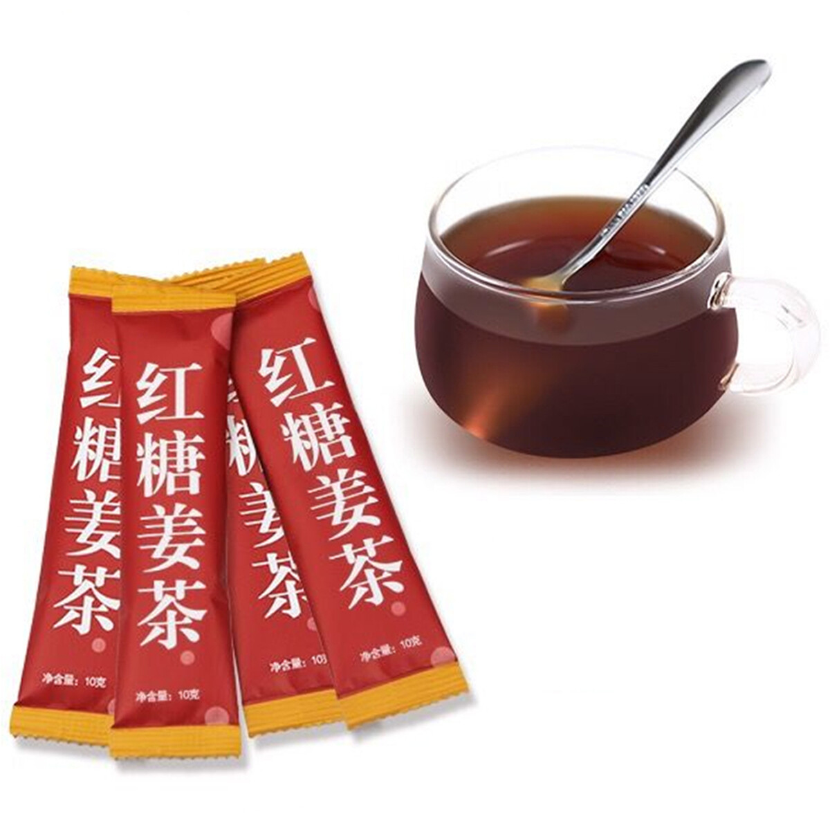200g China Organic Brown Sugar Ginger Tea Instant Nourishing Stomach Herbal Tea