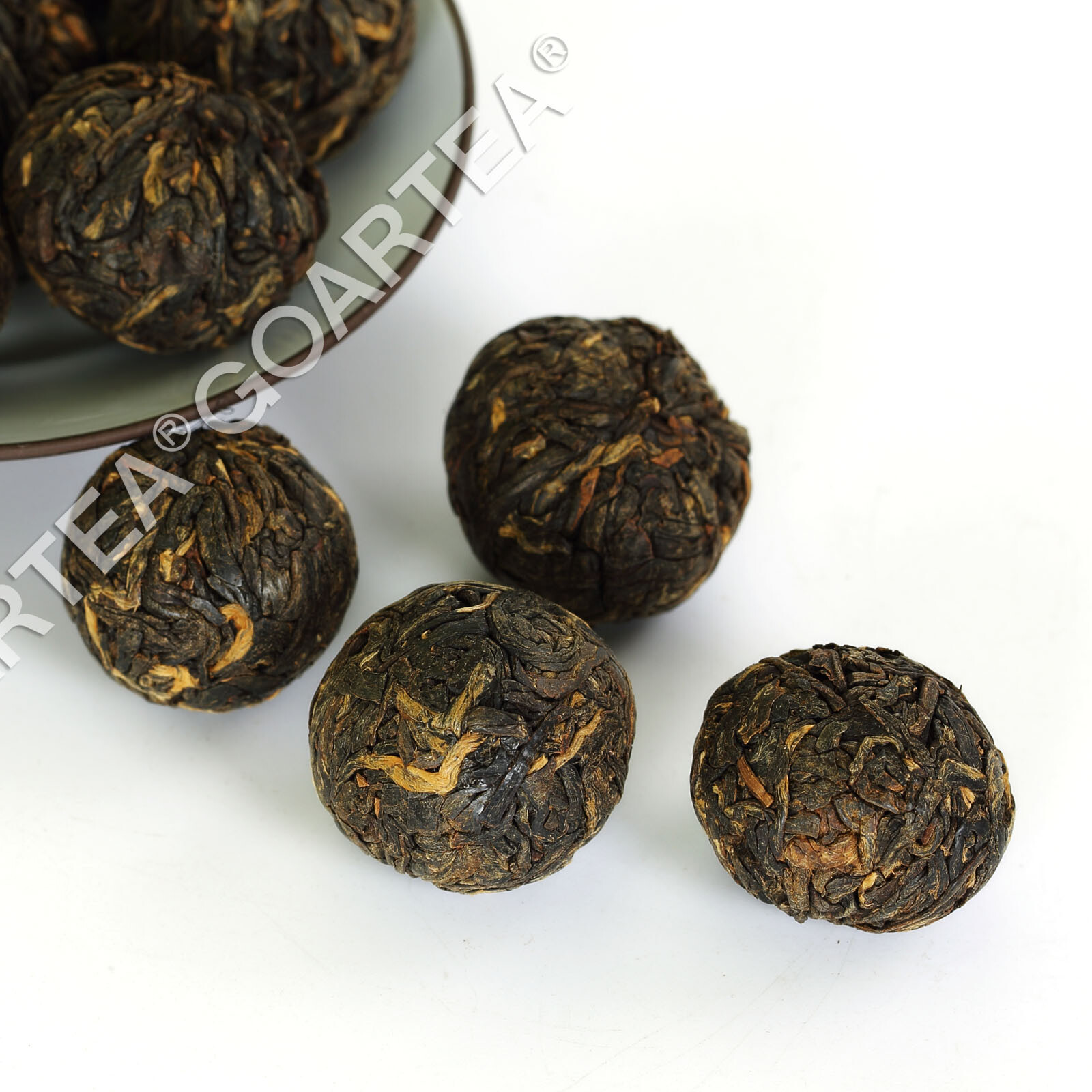 GOARTEA Supreme Yunnan Black Tea Dragon Pearl Fengqing Dian Hong Golden Buds