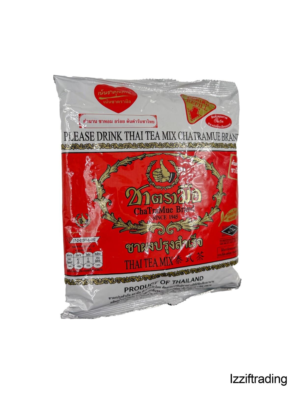 Thai Tea Mix Original Cha Tra Mue 400 g.