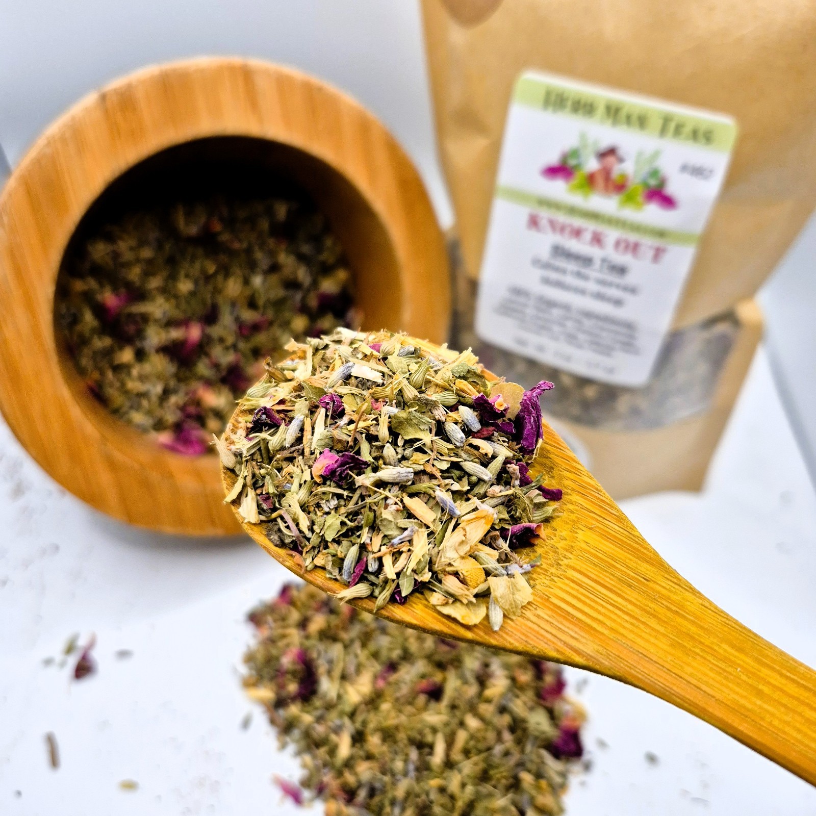 Strong SLEEP TEA for insomnia, over thinking by master herbalist -KNOCK OUT TEA