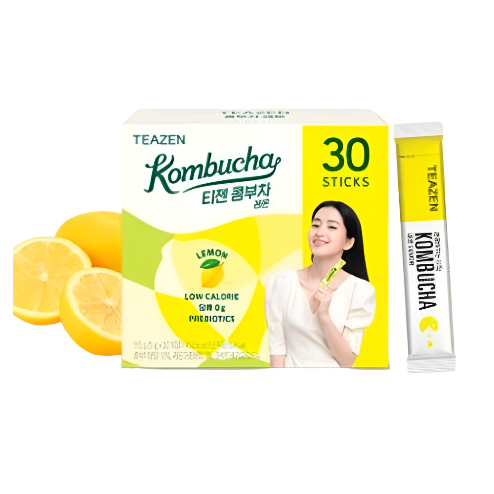 Teazen Kombucha Powder Probiotics 6 Flavors 30 Sticks Korean Healthy Drink