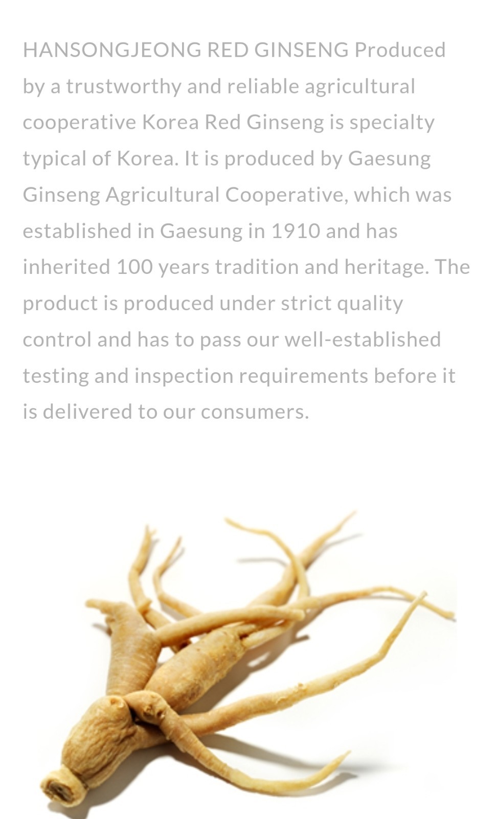 [Gae Sung Ginseng Nonghyup] Korean 6 Years Red Ginseng Powder 120g