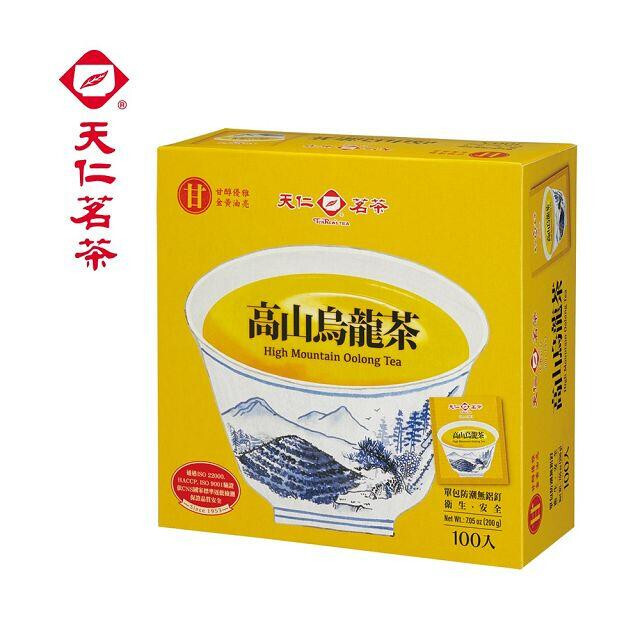 NEW TEN REN Tea High Mountain Oolong Tea Bags (2g*100bags) 天仁茗茶 高山烏龍茶 TENREN