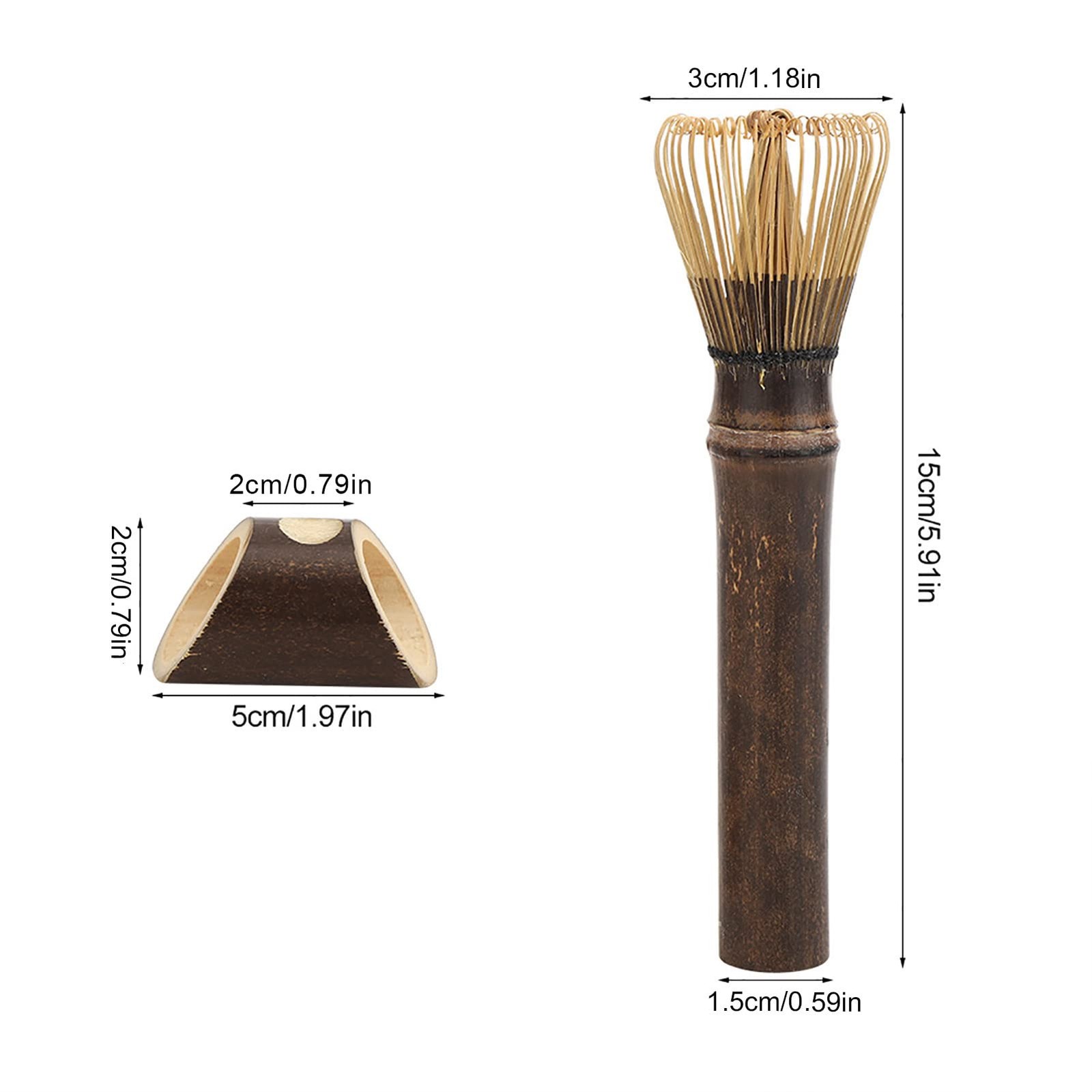 Matcha Whisk Set,Long Handle Bamboo Matcha Whisk,Traditional Natural Bamboo C…