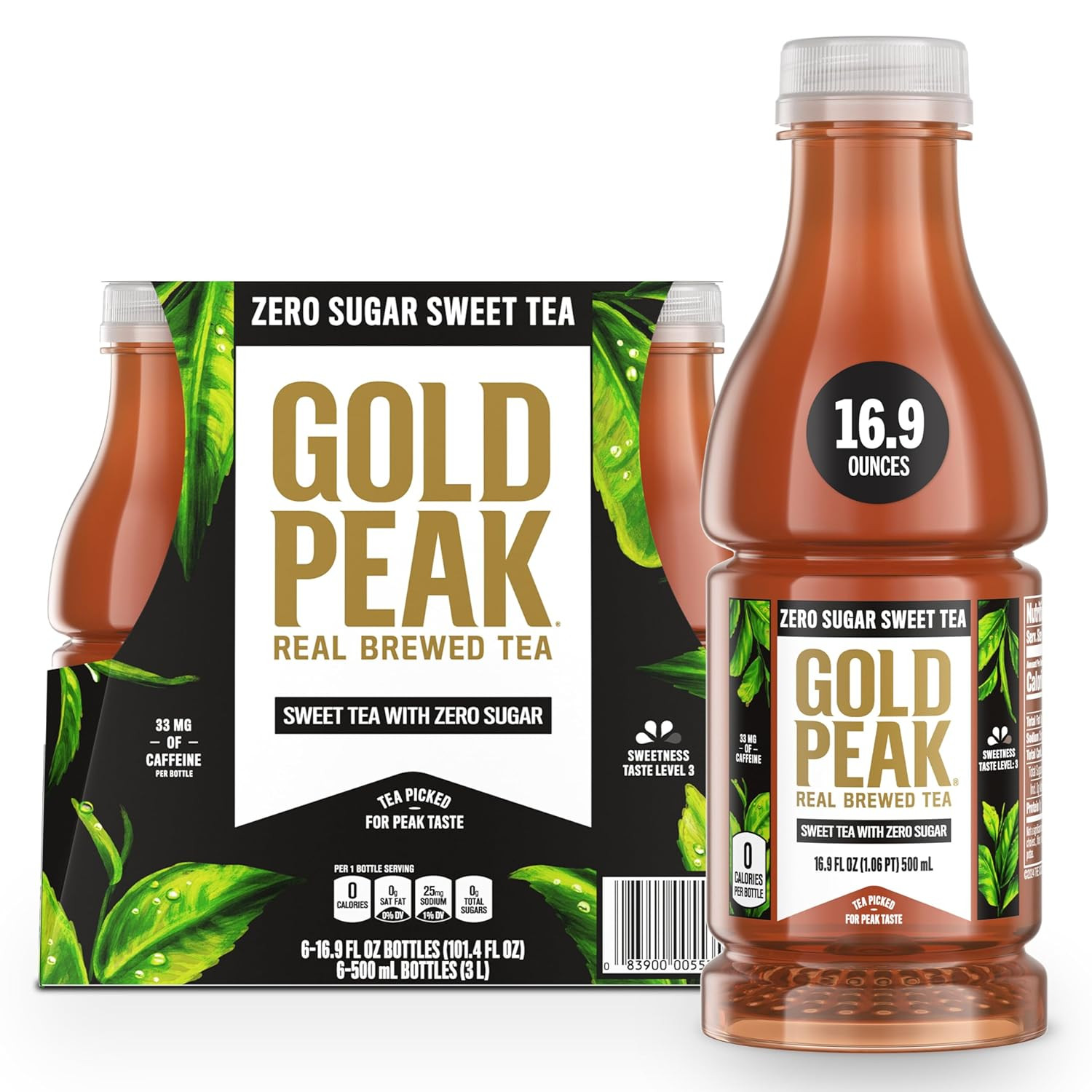 Tea, Diet Tea, 16.9 Fl Oz, 6 Pack