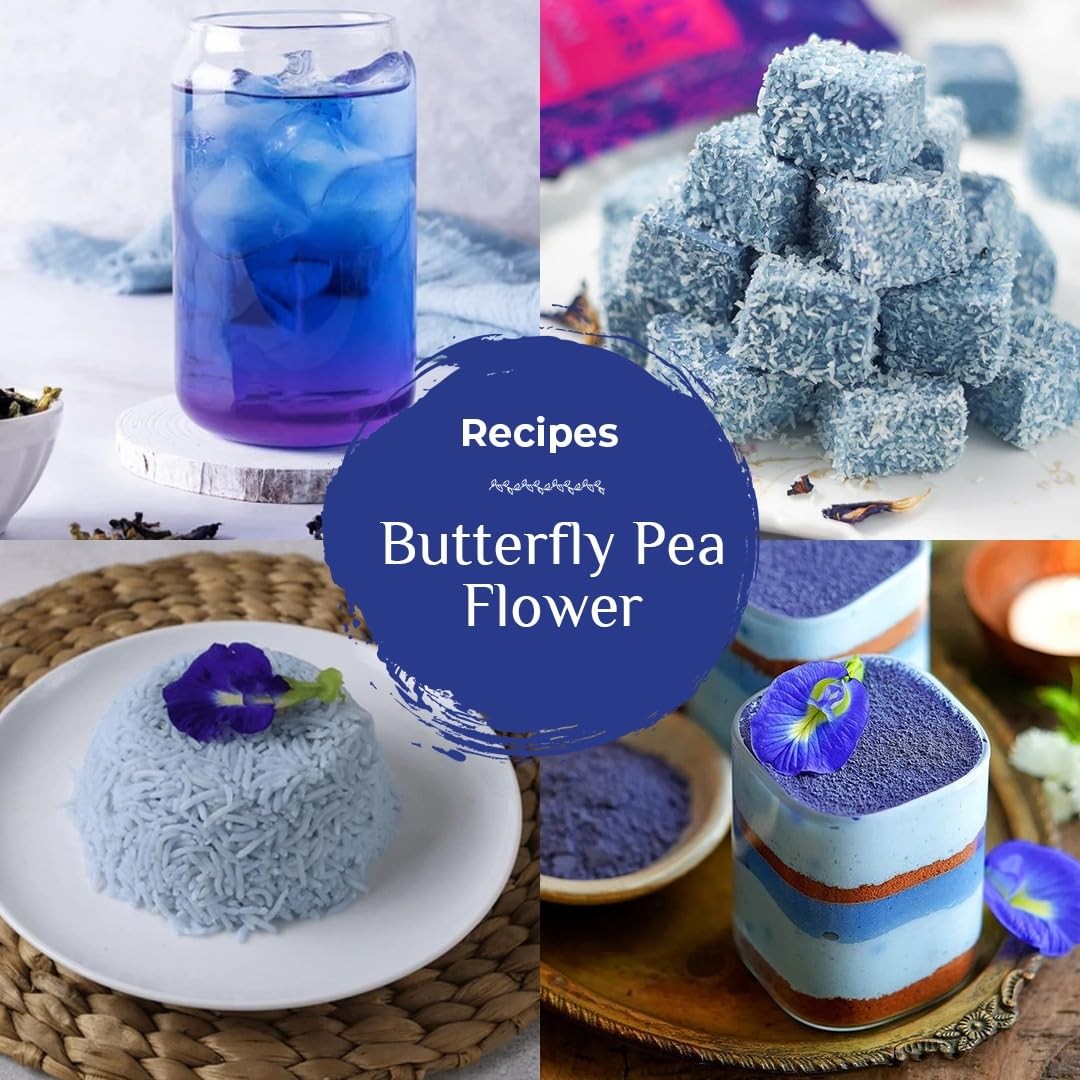 BLUE TEA – Butterfly Pea Flower Tea – 2.11 Oz (120+ Cups) | ANTIOXIDANT RICH | C