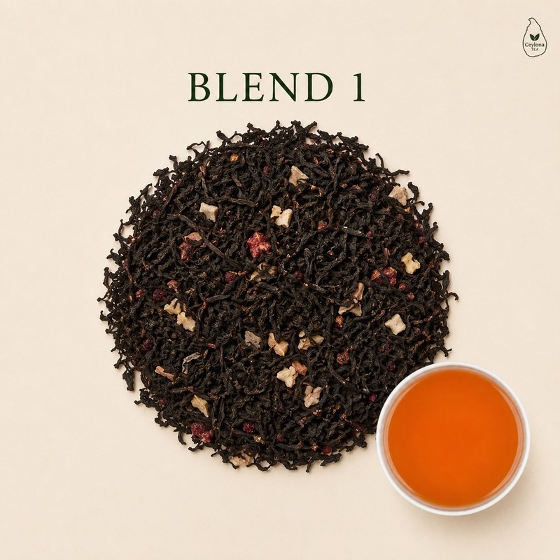 Premium Ceylon Black Tea infusion-06 tea blend loose leaf 2 oz 4 oz (1/4 lb)