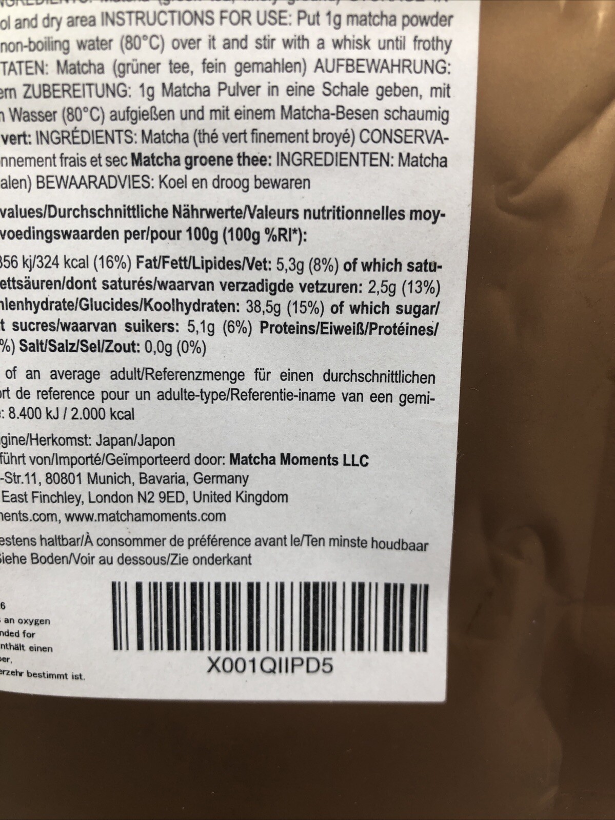 Youkoya Matcha Tea Powder Premium Grade 50g 1.76oz