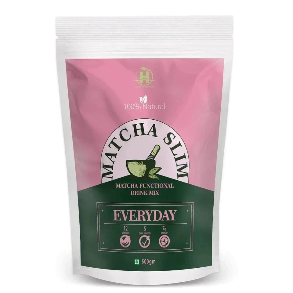 Matcha Slim Green Tea Weight Management High In Antioxidants Detoxifying (100gm)