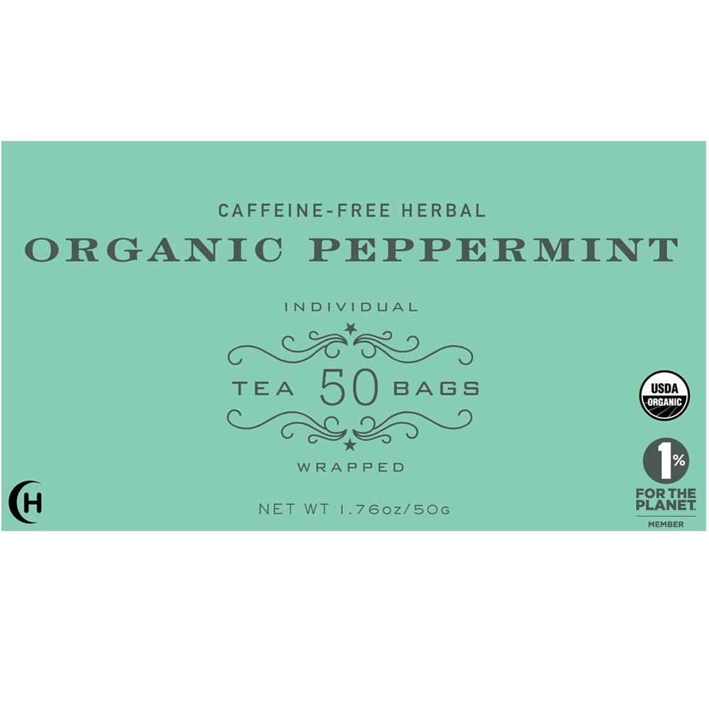 Organic Peppermint Tea 1.76oz/50g 50 Tea Bags