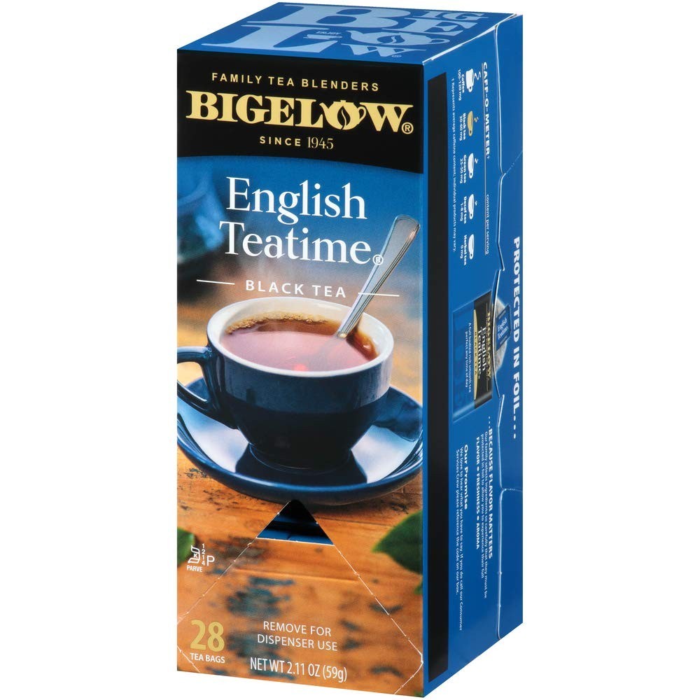 Bigelow English Teatime Black Tea – Full Caffeine, Rich Flavor, Pack of 28