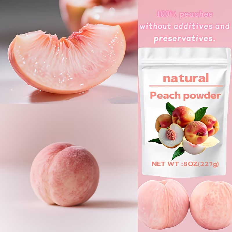 Peach Powder Suitable Baking Drinks Excellent Taste Without Sugar And Additives