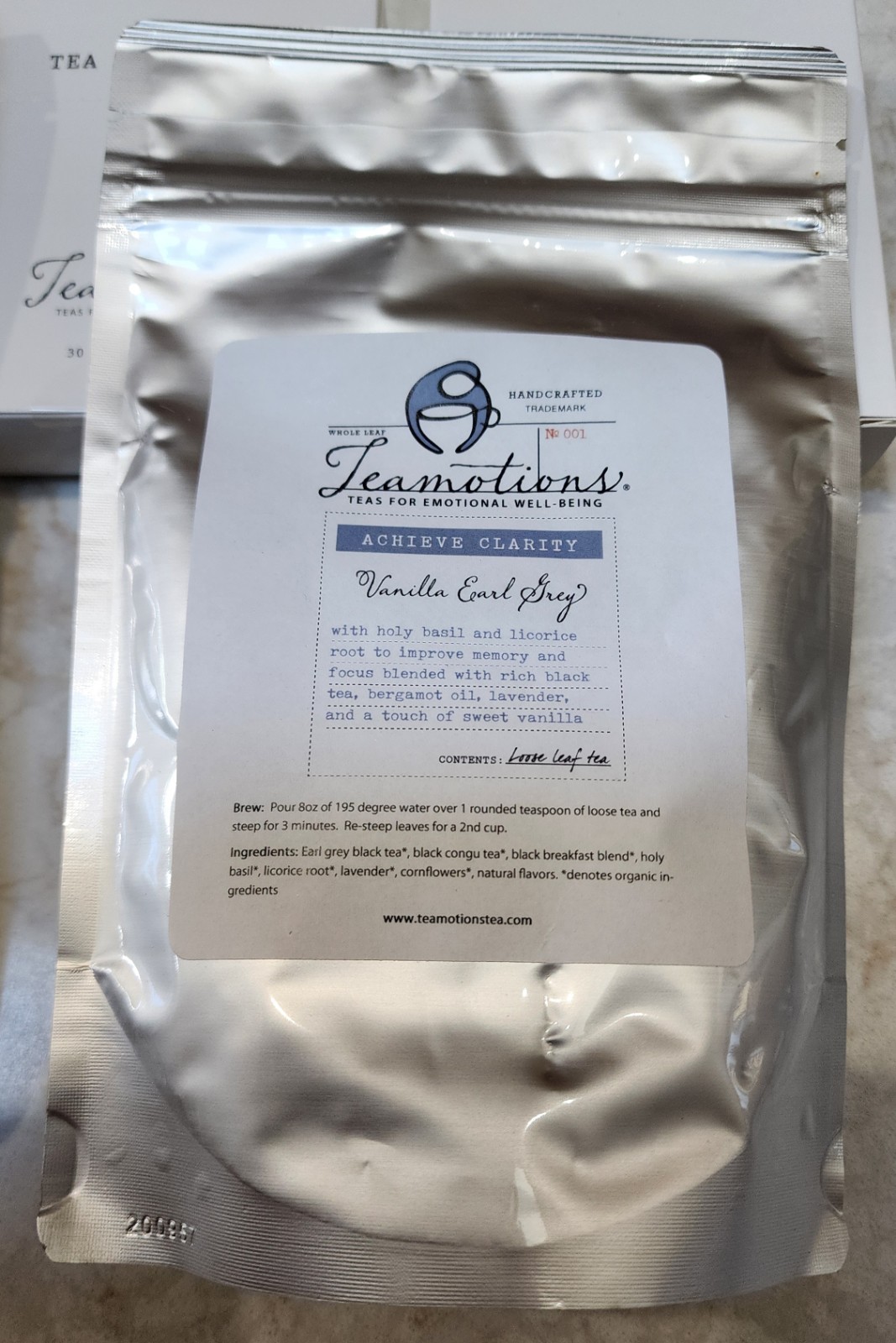 Tea Forte Gift Set 1 Cafe Cup 2 Tea Trays , Infuser, 60 Filter Bags, Warming Joy