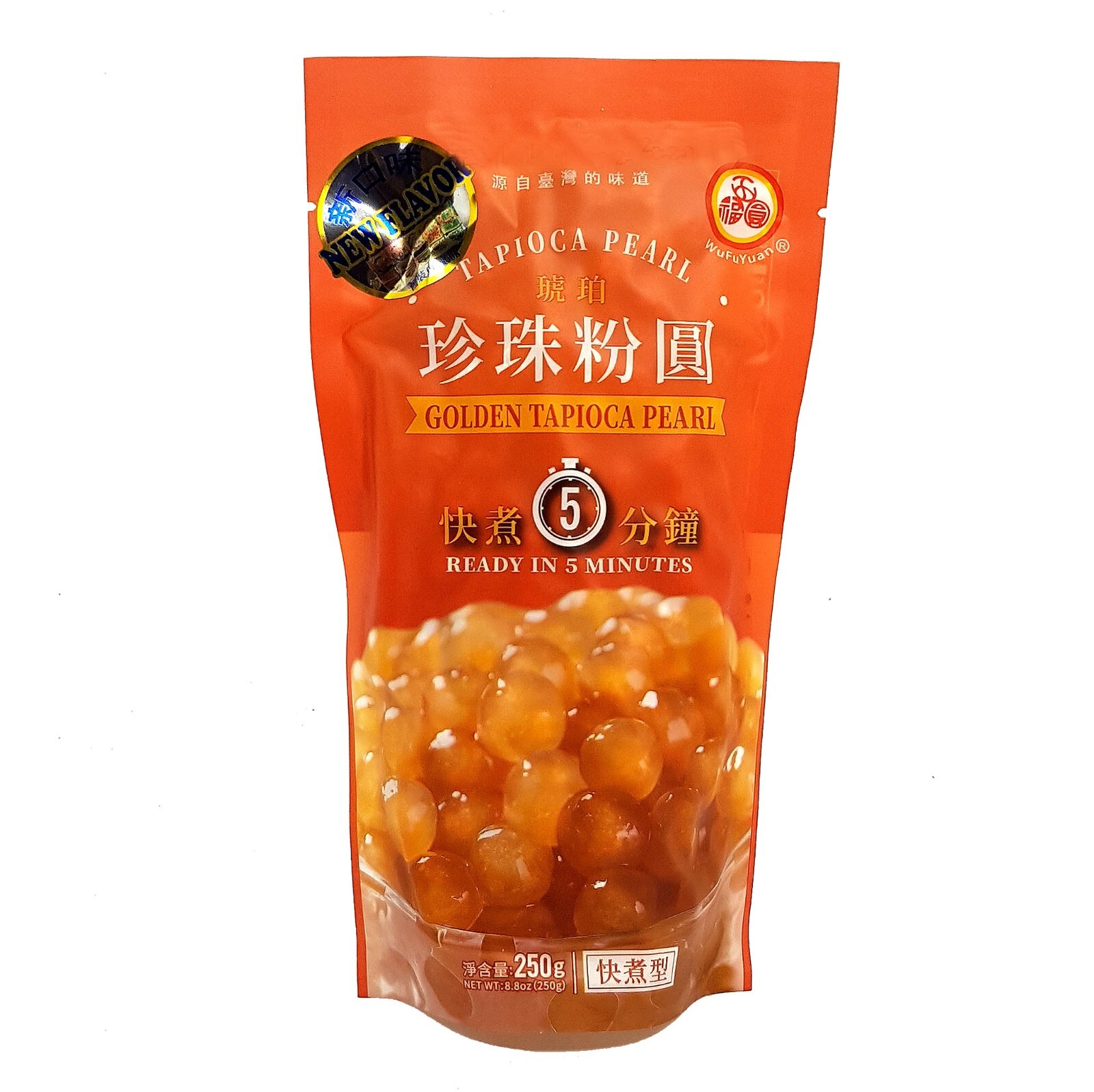 WuFuYuan Tapioca Pearls Boba Bubble Tea 6 Variety Flavors 8.8 Oz. Your Choice
