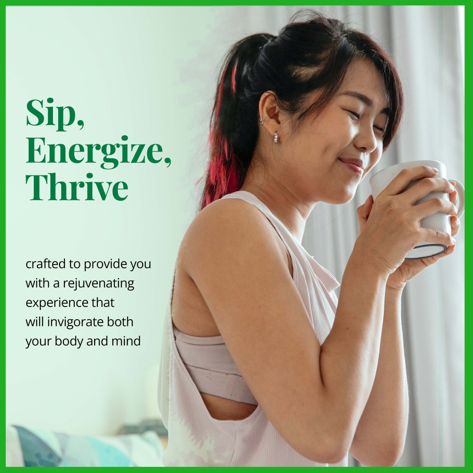 80 Energy Tea Bags, Energy Boost Tea, Hibiscus Moringa Tea Blend, Caffeine Free