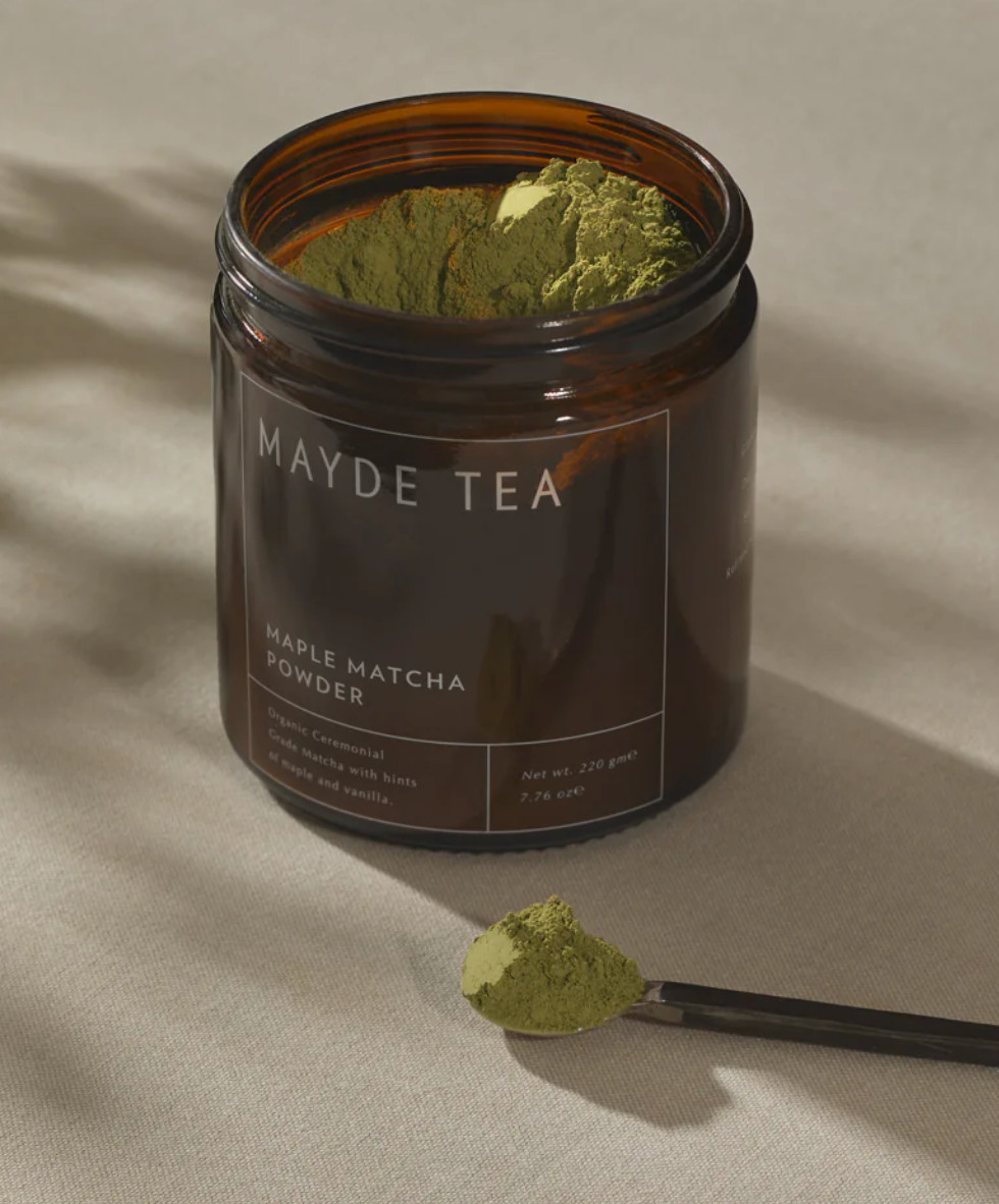 Mayde Tea Maple Matcha Powder Naturopath Formulated 220g RRP$65 Ceremonial Grade