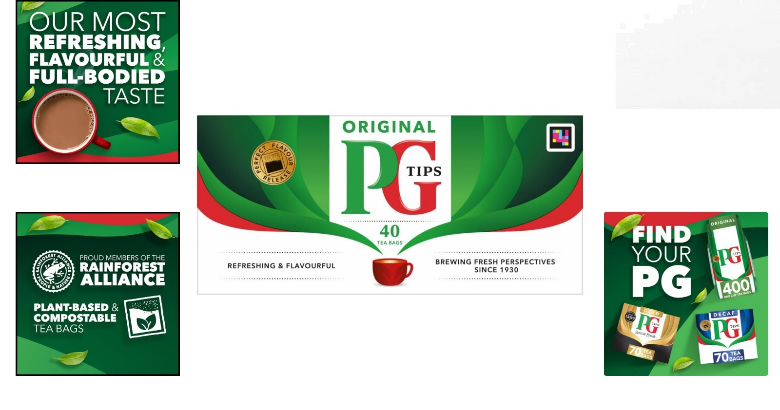Elegant 40 Count Black Tea Bags – Non-Pyramid, Sustainably Sourced Bliss