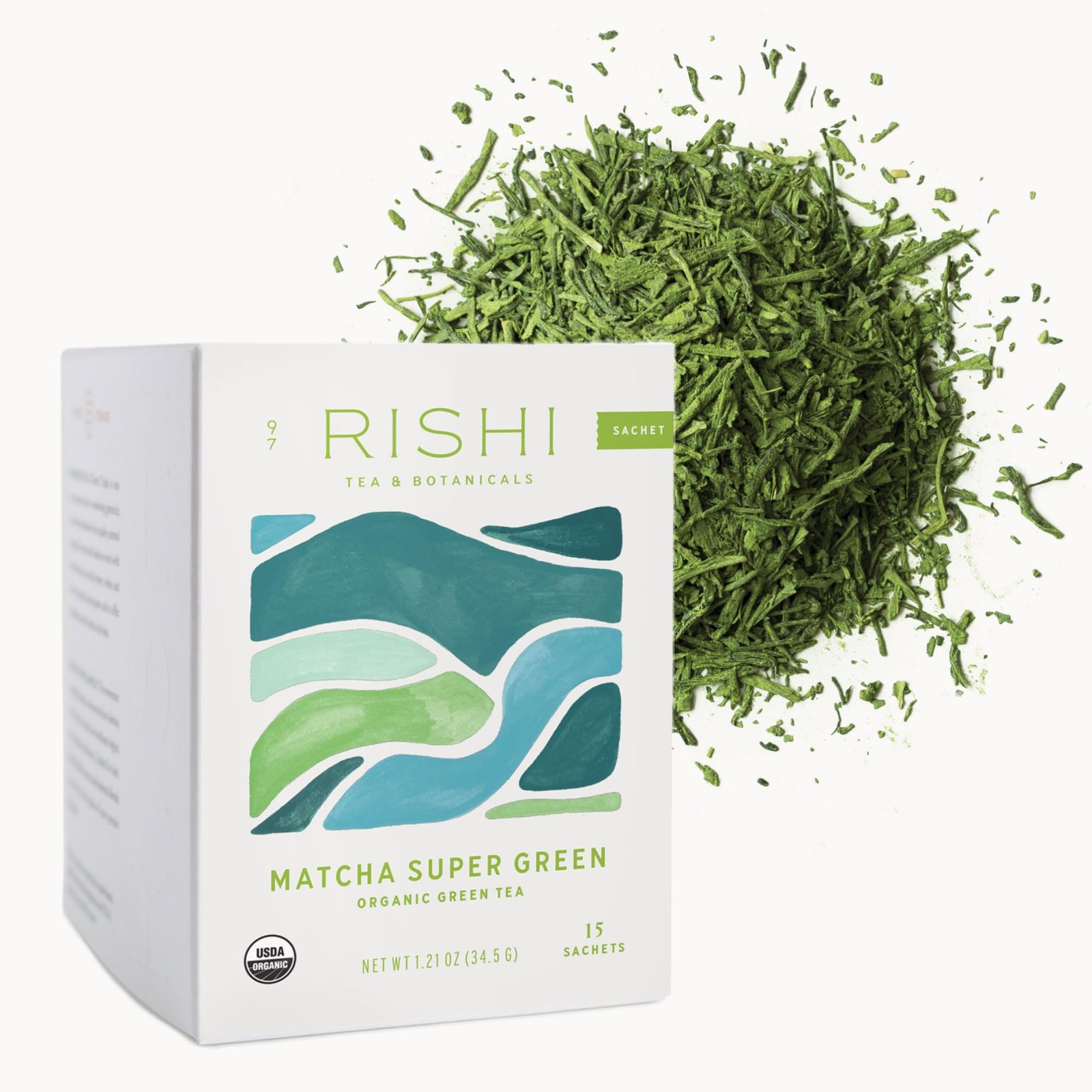 Rishi Tea Matcha Super Green Japanese – 15 Count (Pack of 1), No Color