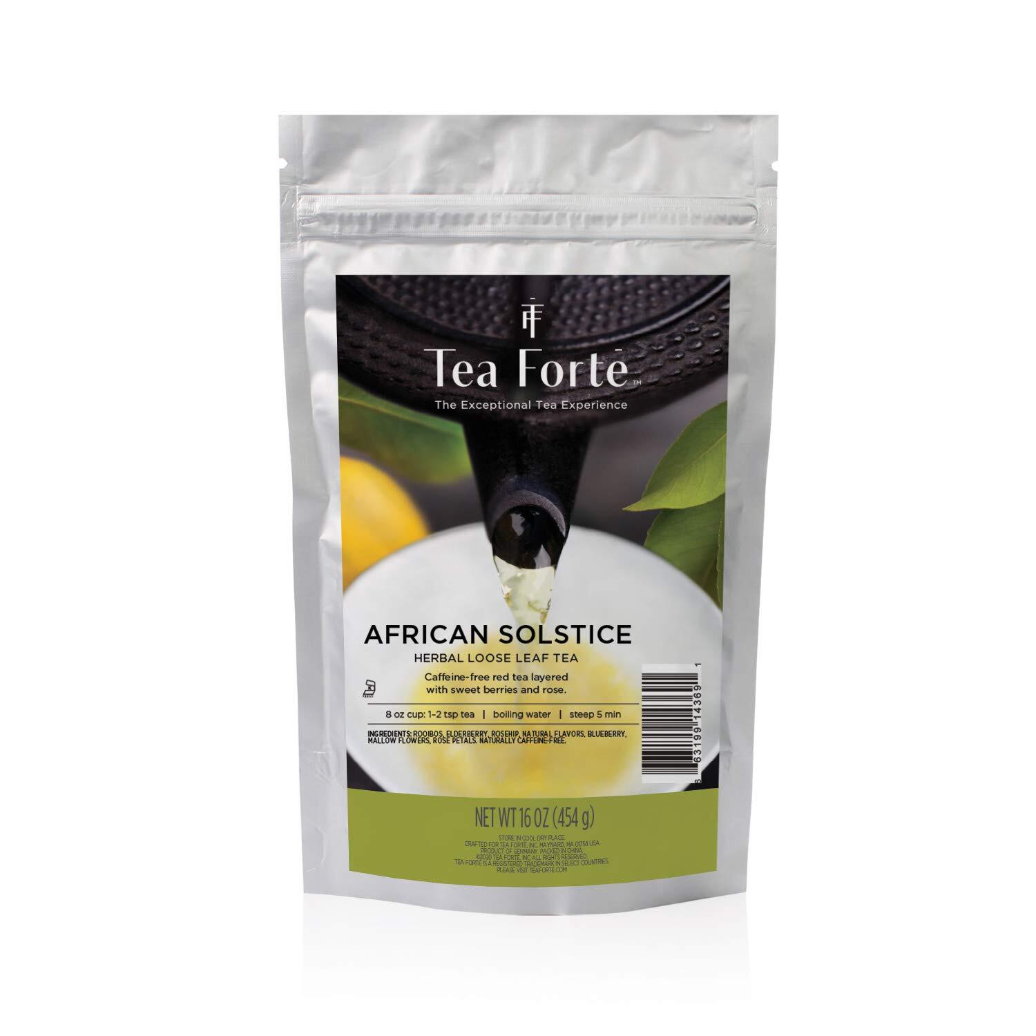 Tea Forte African Solstice Loose Bulk Tea 1 Pound Pouch Herbal Tea Tea Makes