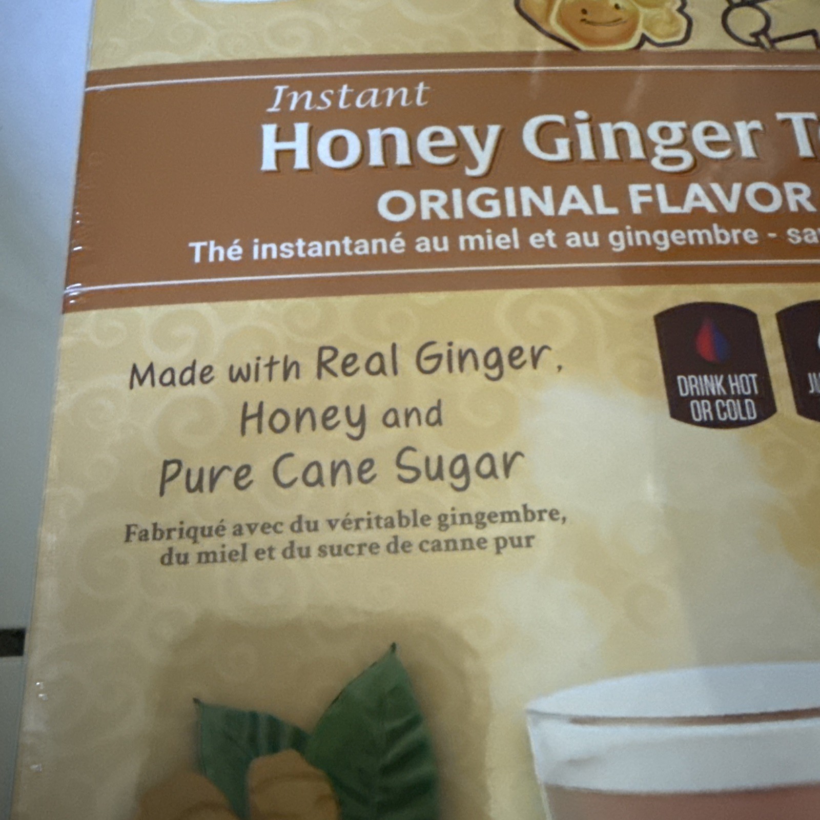 Pocas Honey Ginger Tea, Original, 12.6 Ounce, 20 Bags.