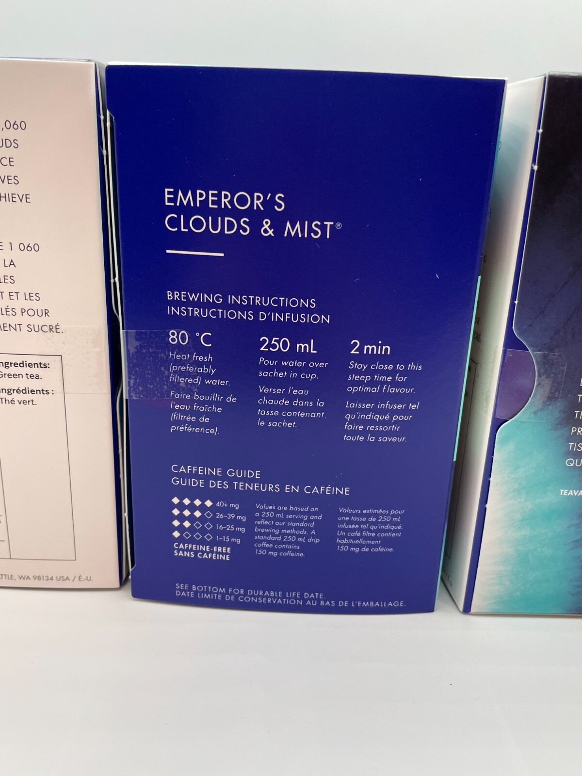 FRESH STOCK Starbucks Teavana Tea Emperor’s Clouds & Mist 3 boxes 36 Sachets