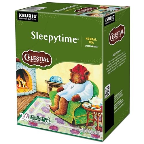 Sleepytime Herbal Tea K Cup Pods 88 Count Caffeine Free Cozy Flavor Recyclable