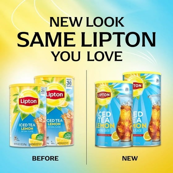 Lipton Reduced Sugar Southern Sweet Iced Tea Mix, 28 Quarts Fast Shipping.