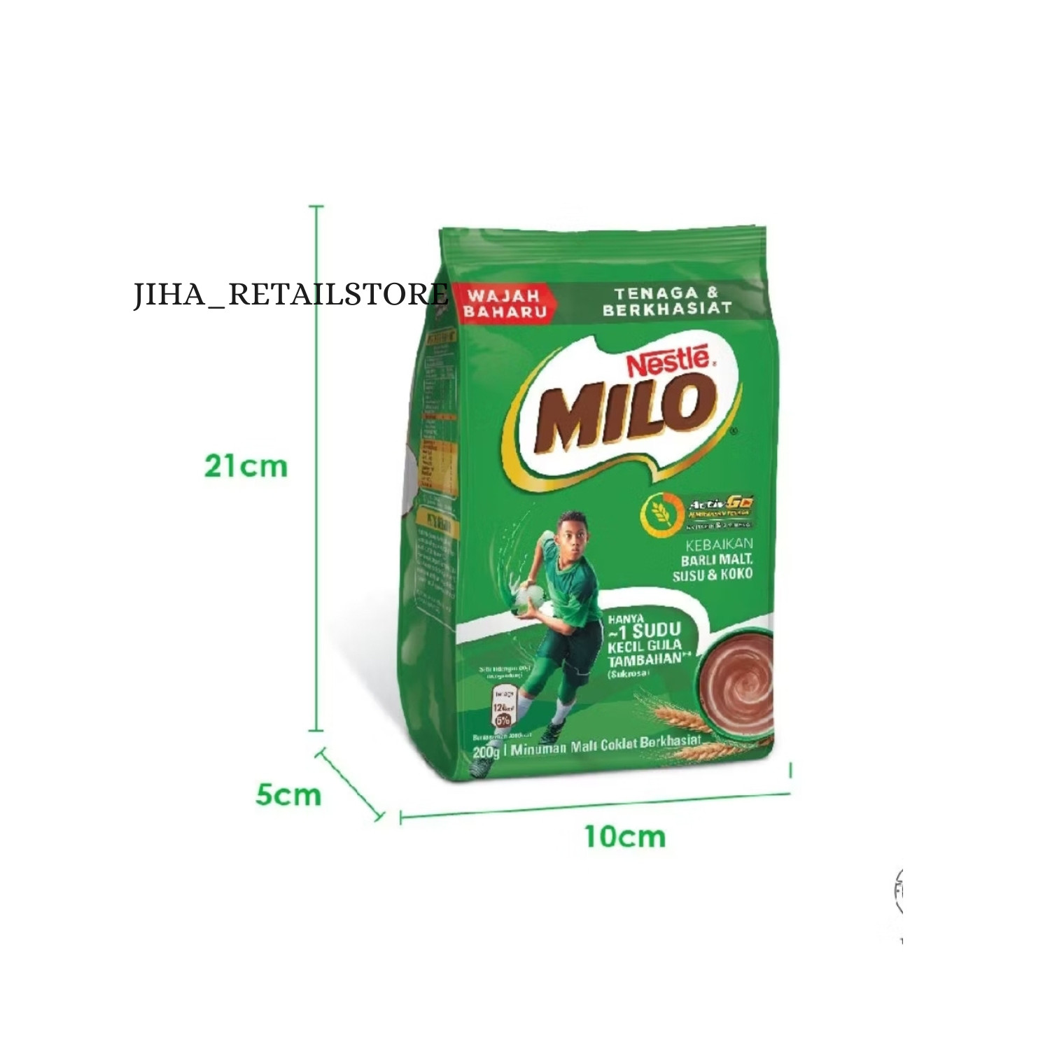 MILO Chocolate Malt Powder Drink 2 Pack 200gm -Fast Shipping