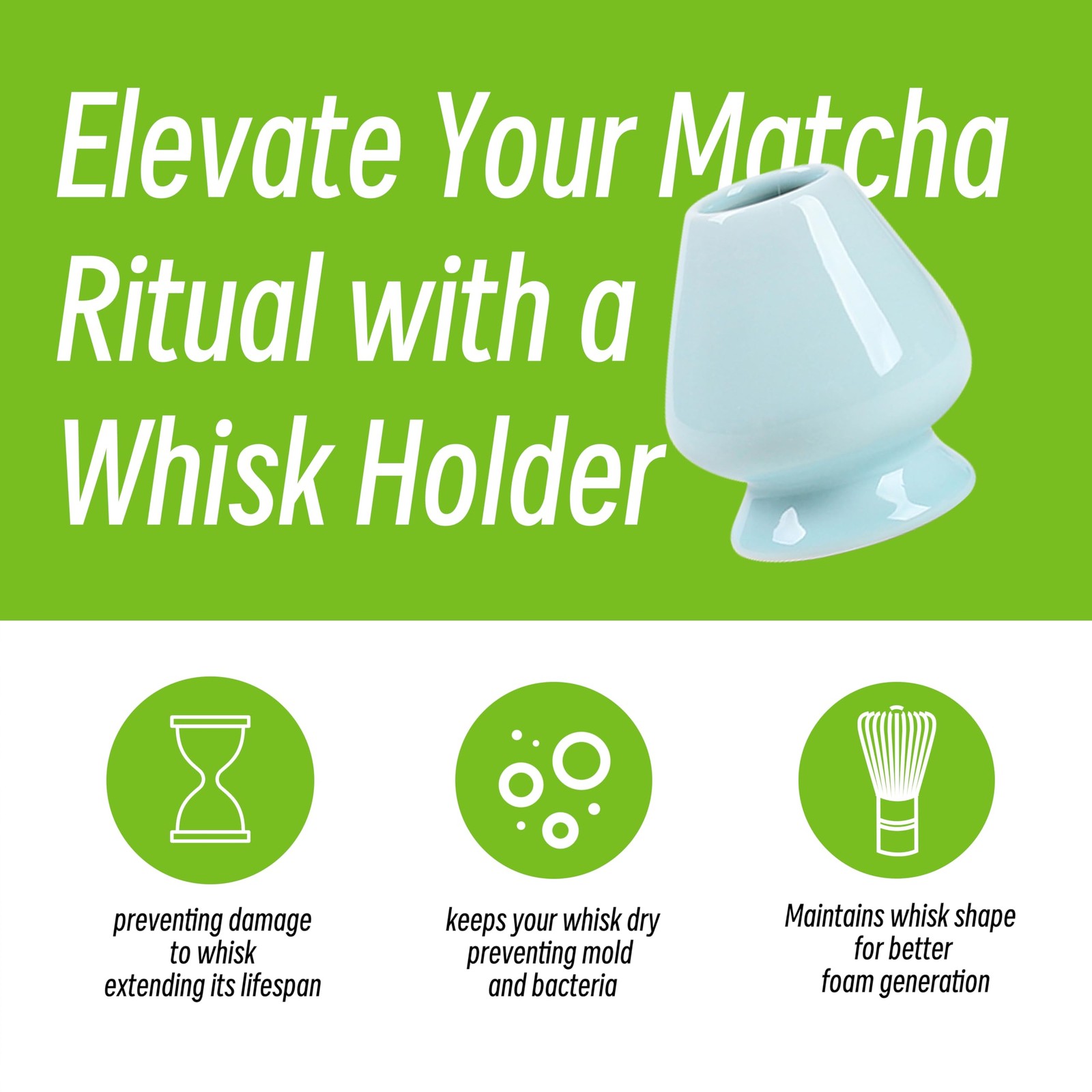 Matcha Whisk Set, Bamboo Matcha Whisk (Chasen), 4 Pcs Traditional Starter Mat…