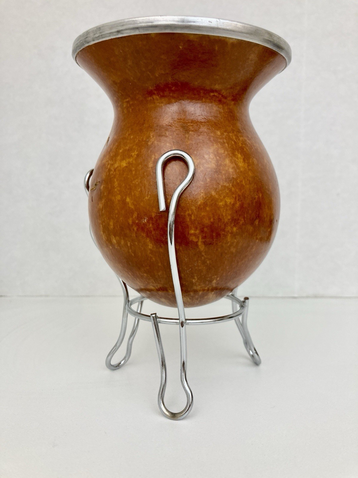 New Yerba Mate Drinking Gourd with Stand