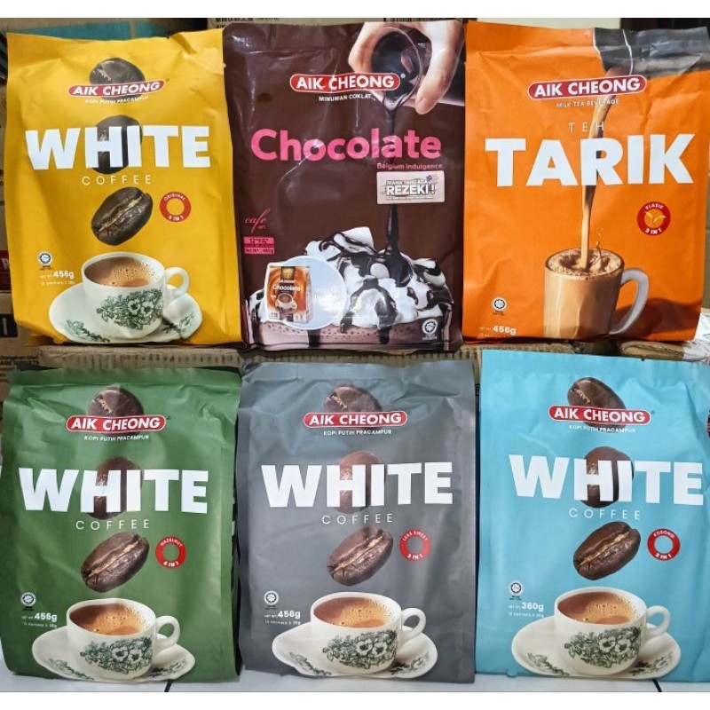 Aik Cheong White Coffee Bundle of 6 Assorted Flavours | Free Global Shipping