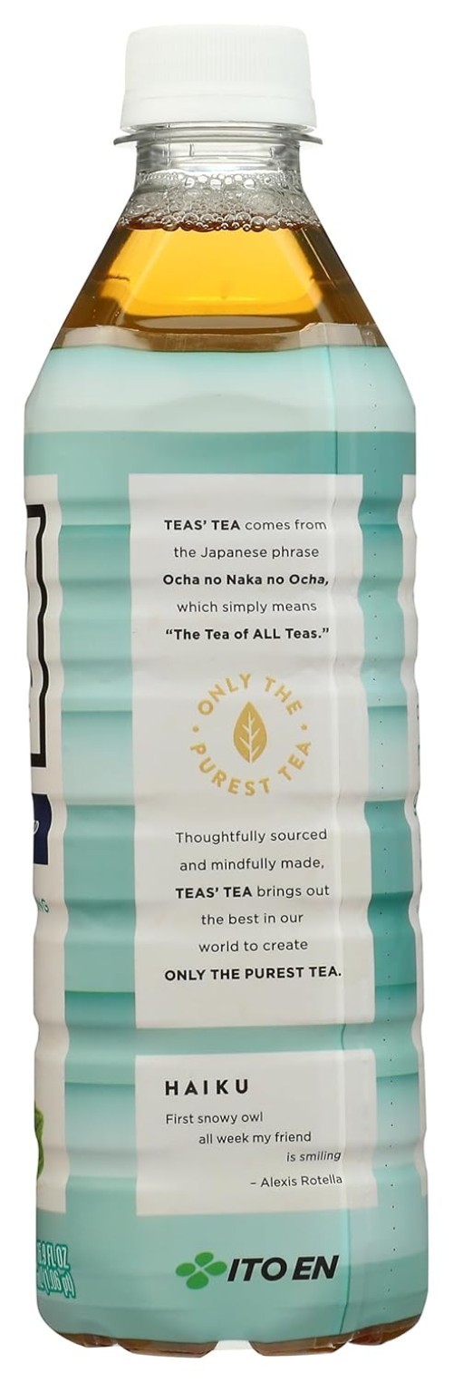Non-GMO Organic Mint Green Tea – 16.9 fl oz Bottle for Flavor Experience