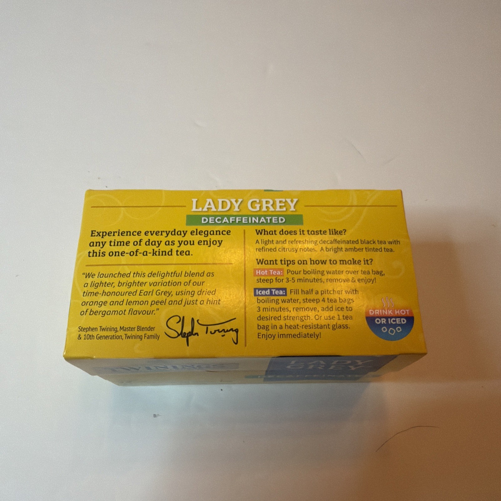 Black Tea Decaffeinated Lady Grey 20 Bags (Case of 6) 10/1/28