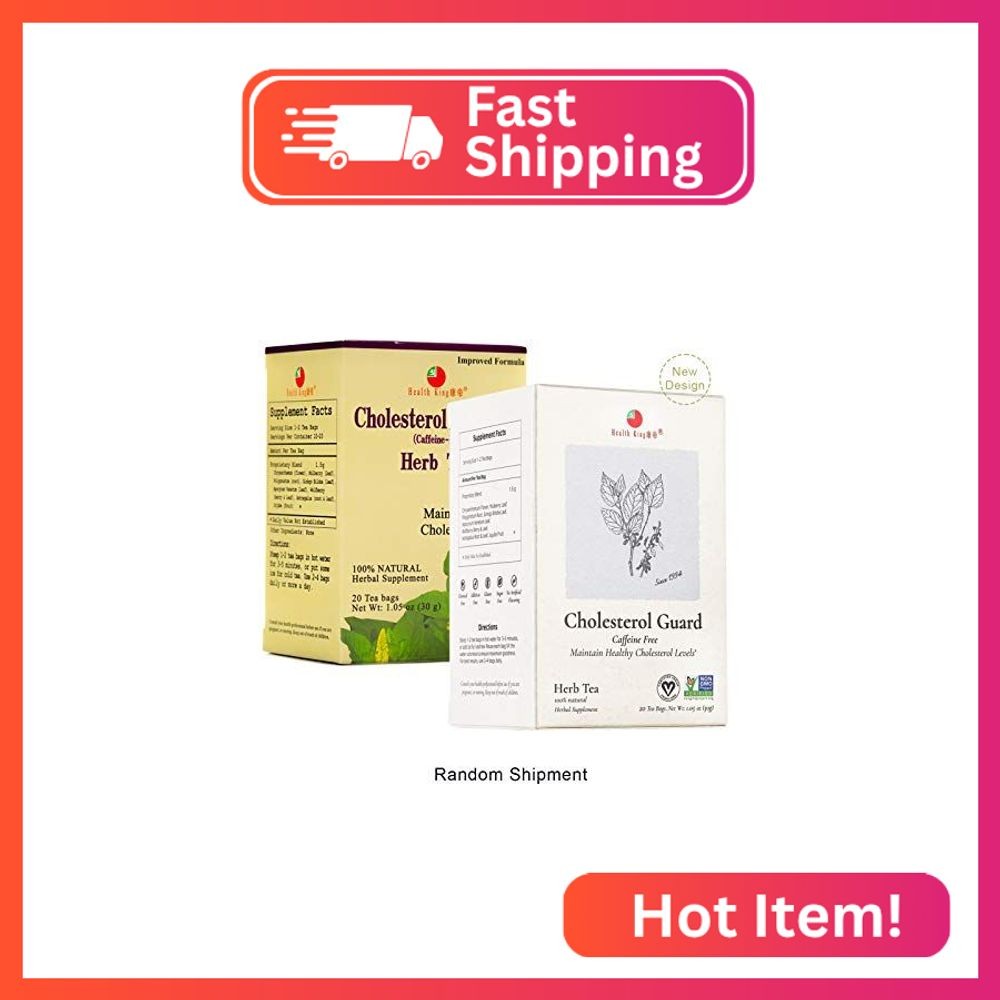 Health King Cholesterol Guard Herb Tea, Teabags, 20 Count Box