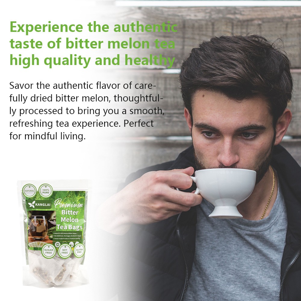Bitter Gourd Tea Herbal 60 packs Natural Wellness Tea