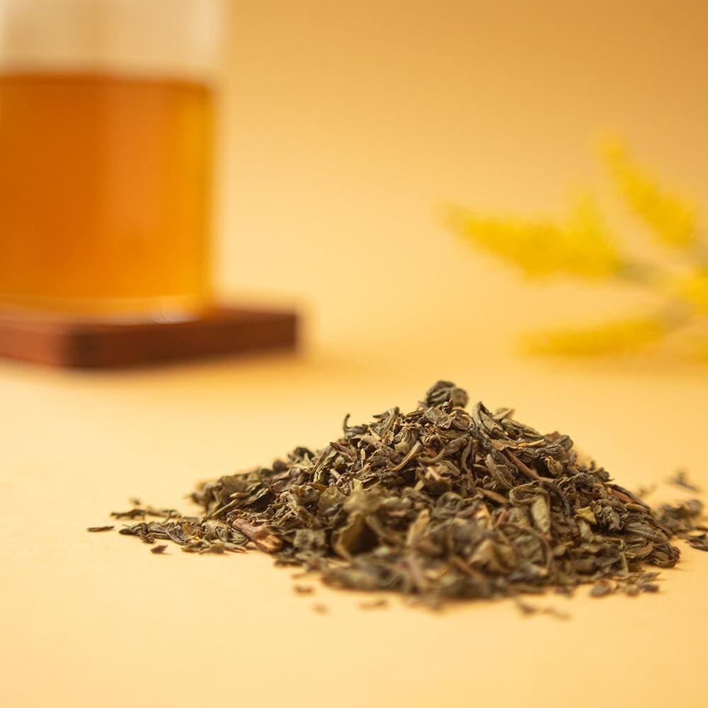 USDA Organic Pinhead Gunpowder Green Tea – Loose Leaf, 16oz – High Caffeine