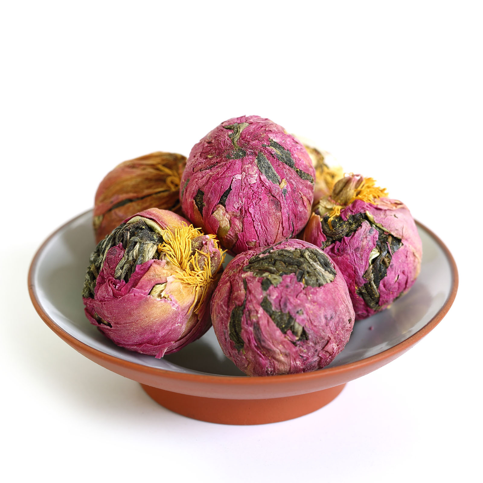 GOARTEA 100g 2017 Year Peony Flower Yunnan Bulang puer Pu’er Puerh Tea Raw Ball